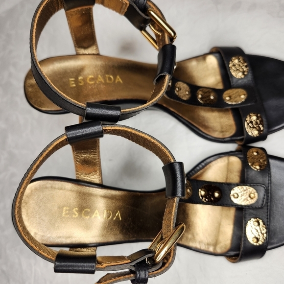 90s Escada Mediterranean Sandals - Picture 10 of 14
